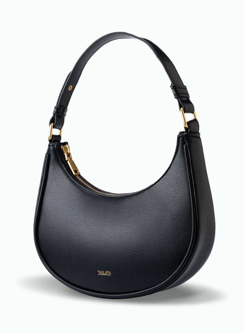 Thulath Women's Shoulder Bag, Vegan Leather Shoulder Bag, women's commuter shoulder bag crossbody bag crescent bag type underarm bag, The perfect gift choice - Image 2